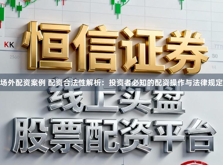 场外配资案例 配资合法性解析：投资者必知的配资操作与法律规定